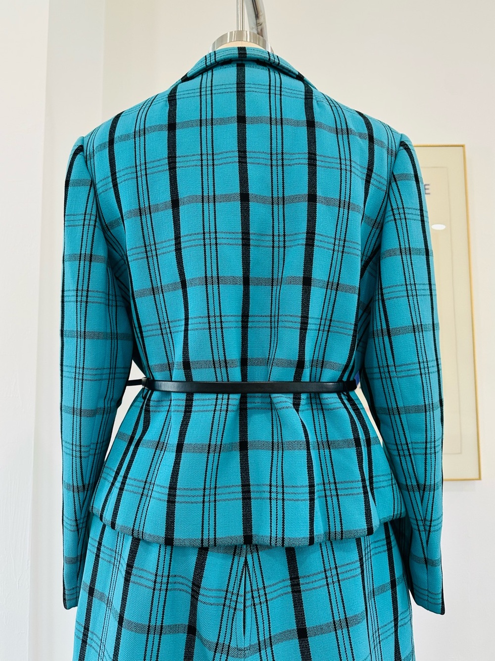 Vintage 60’s/70’s “Mad Men” Plaid Skirt & Jacket Suit - Picture 10 of 16